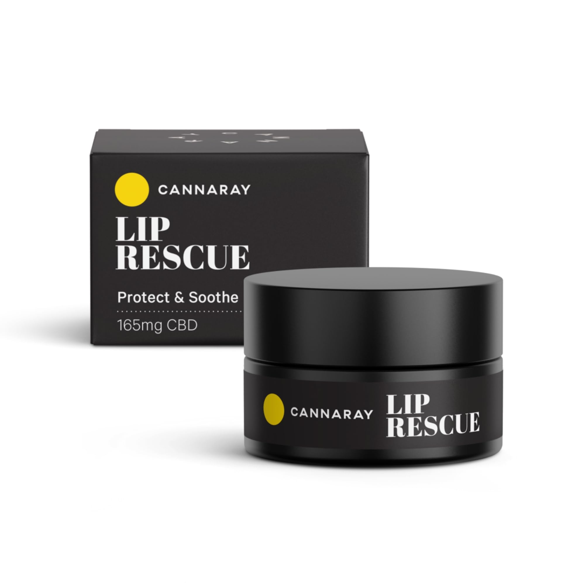 Cannaray Lip Rescue CBD Lip Balm for Dry Lips Moisturising Lip Treatment 165mg - 10ml