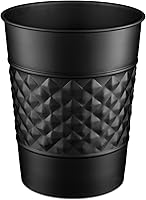 Vista 11 de Monarch Abode Cubo de Basura de Metal para Baño – Cesta de Residuos para Dormitorio, Escritorio de Oficina y Dormitorio, Hecho a Mano con Relieve