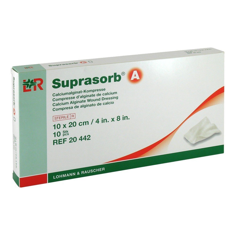 Suprasorb 20442 Bandages, 10 cm x 20 cm (Pack of 10)