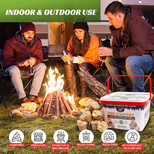 image for Superior Trading Co. Superior Trading Fire Starter Pods in Plastic Buc