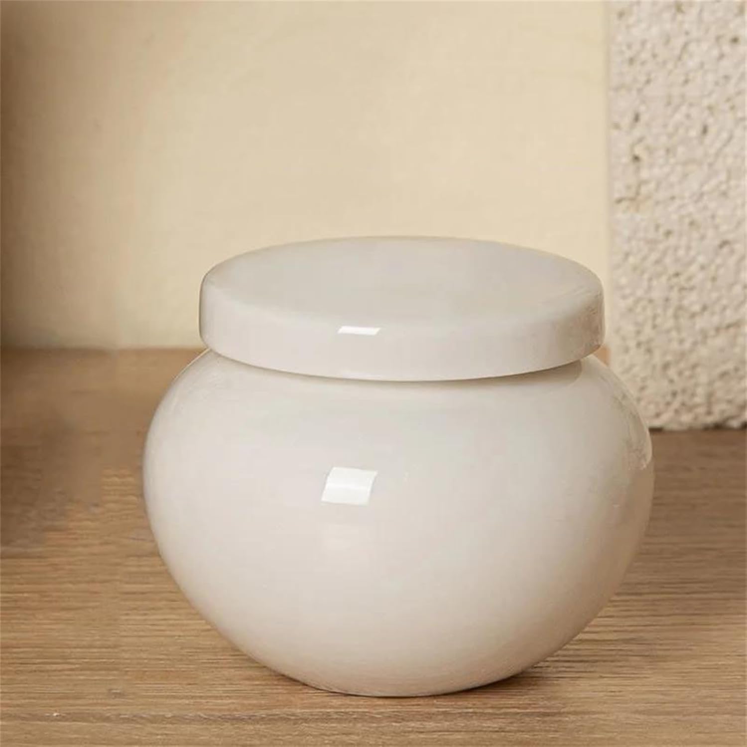 Dog Urns Ceramic Pet Memorial Jar Funeral Supplies Sealed Bone Jar with Cover Pet Caskets Puppy Funeral Box Pet Urn for Ashes,B