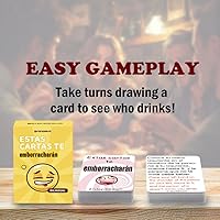 Vista 6 de Juego de Cartas para Beber Bilingüe Español-Inglés Divertidos Juegos de Fiesta con Alcohol para Adultos Emocionante Juego de Mesa para Noches