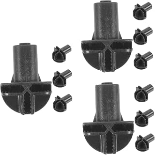 Outanaya 12pcs Modular Shelf Connectors Plastic Wire Cube Connectors for Closet Storage Easy to Install and Versatile for Wire Shelving Units and Closets