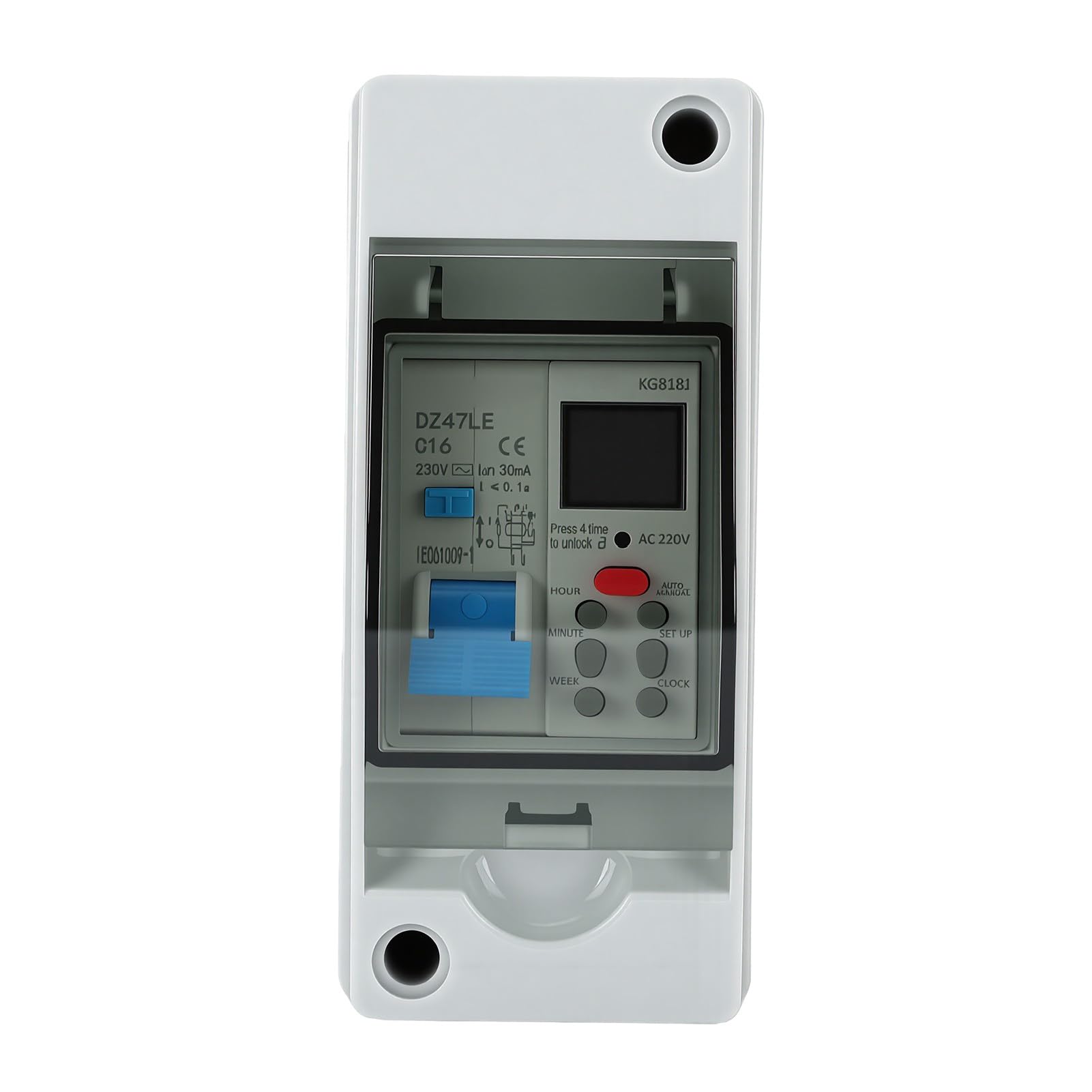 Topiky Outdoor DIN Rail Timer Switch mit Eingebauter Batterie