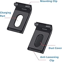 Vista 3 de Cubierta de batería de repuesto para puerta lateral GoPro 11 Mini, aleación de aluminio a prueba de polvo Pasa a través de la tapa de la cubierta