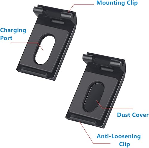 Miniatura 3 de Cubierta de batería de repuesto para puerta lateral GoPro 11 Mini, aleación de aluminio a prueba de polvo Pasa a través de la tapa de la cubierta de