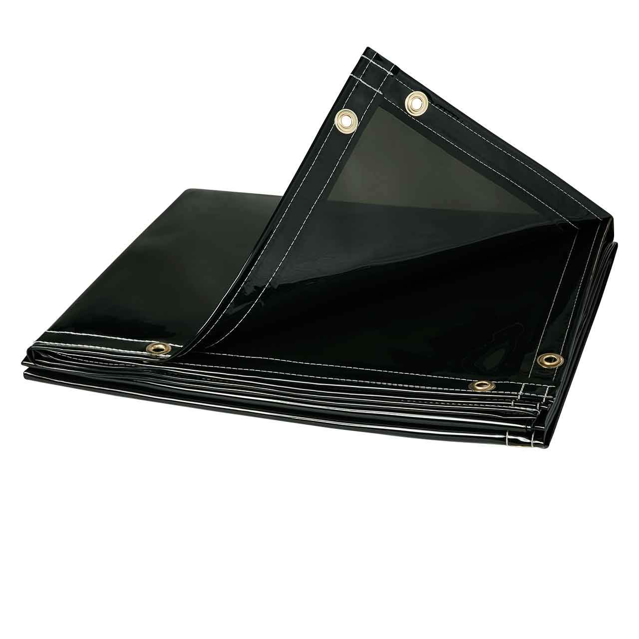 Steiner 322-4X6 Tinted Transparent Vinyl Welding Curtain, 14 mil, Dark green-picture-11