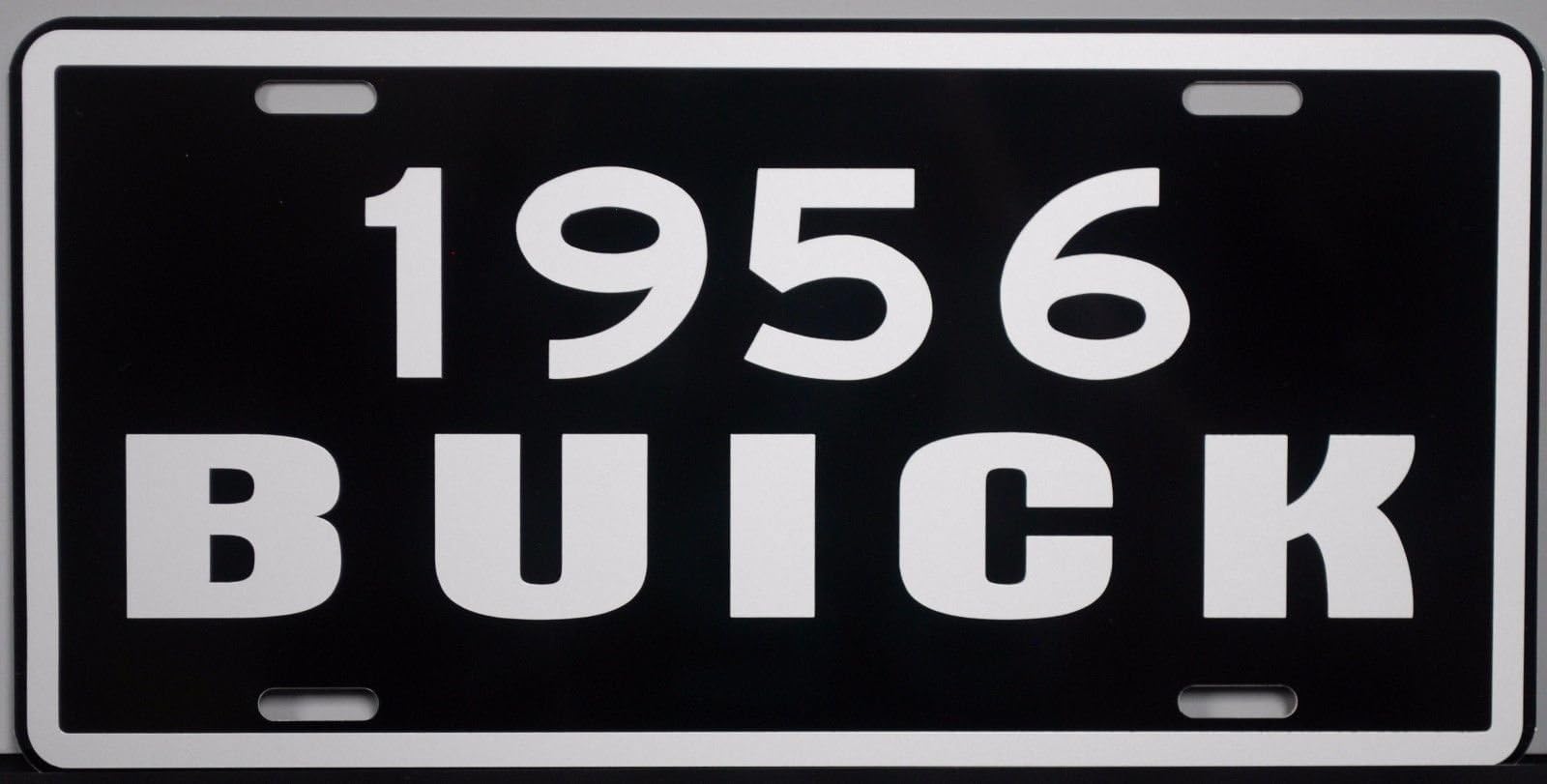 1956 56 Buick Metal License Plate TAG 6 X 12 GM Roadmaster Riviera Super Century Sedan Deluxe Estate Wagon HOT Rod CAR Classic Custom Man CAVE Museum Collection Garage Shop Wall Art Novelty Gift Sign