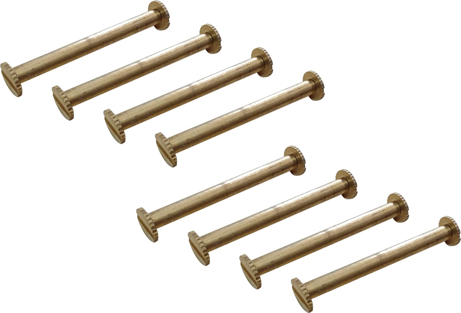 IMPRINT Set of 8 Brass Screws Post, Album Screw, DIY Leather Decoration Bookbinding Round Flat Head Stud Screw, Scapbook Brass Binding Screw Post for Purse Belt(8 mm x 1.5 inch Long) (B07LCNSK9D) Amazon Price History, Amazon Price Tracker