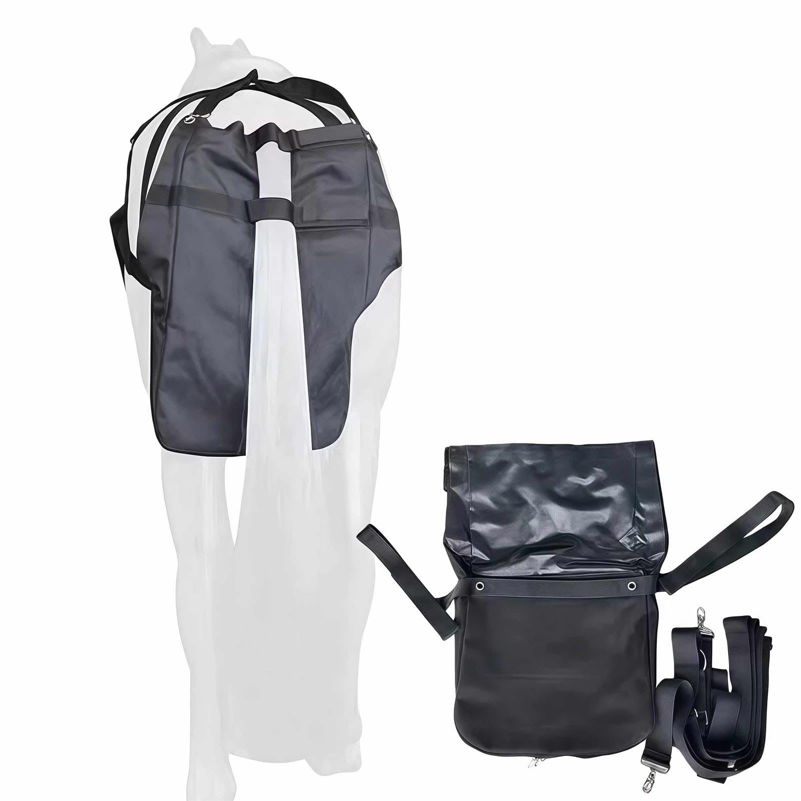 PañAl Caballos Carruaje/Bolsa Recolectora Excrementos Caballo, Bolsas EstiéRcol Caballo Zonas Paseo y áReas PanoráMicas, Bolsa Recolectora EstiéRcol Equino Ajustable