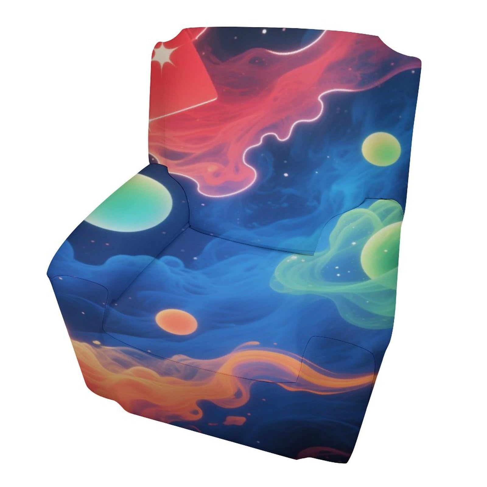 Fekiloot Style Neon Fluid Geometry Couch Cover Sofa Cover Sofa Slipcover