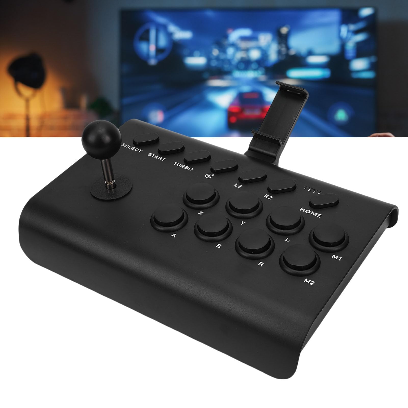 Fabater Console di Gioco Fighting Stick Controller Universale con Joystick retrò per PC IOS PS Telefoni 1 unità