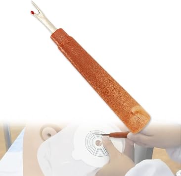 Colostomy Ostomy Bag Scissor, Ileostomy Stoma Pouch Shear, Nursing Care Cutter with Blunt Round Tip, 5" L
