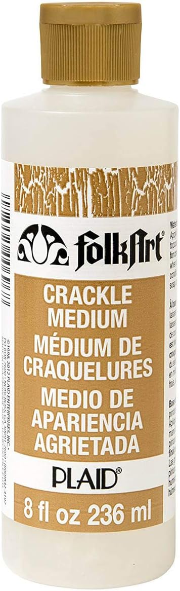 PLAID PEK696 Folk Art Crackle Medium, 8 oz.