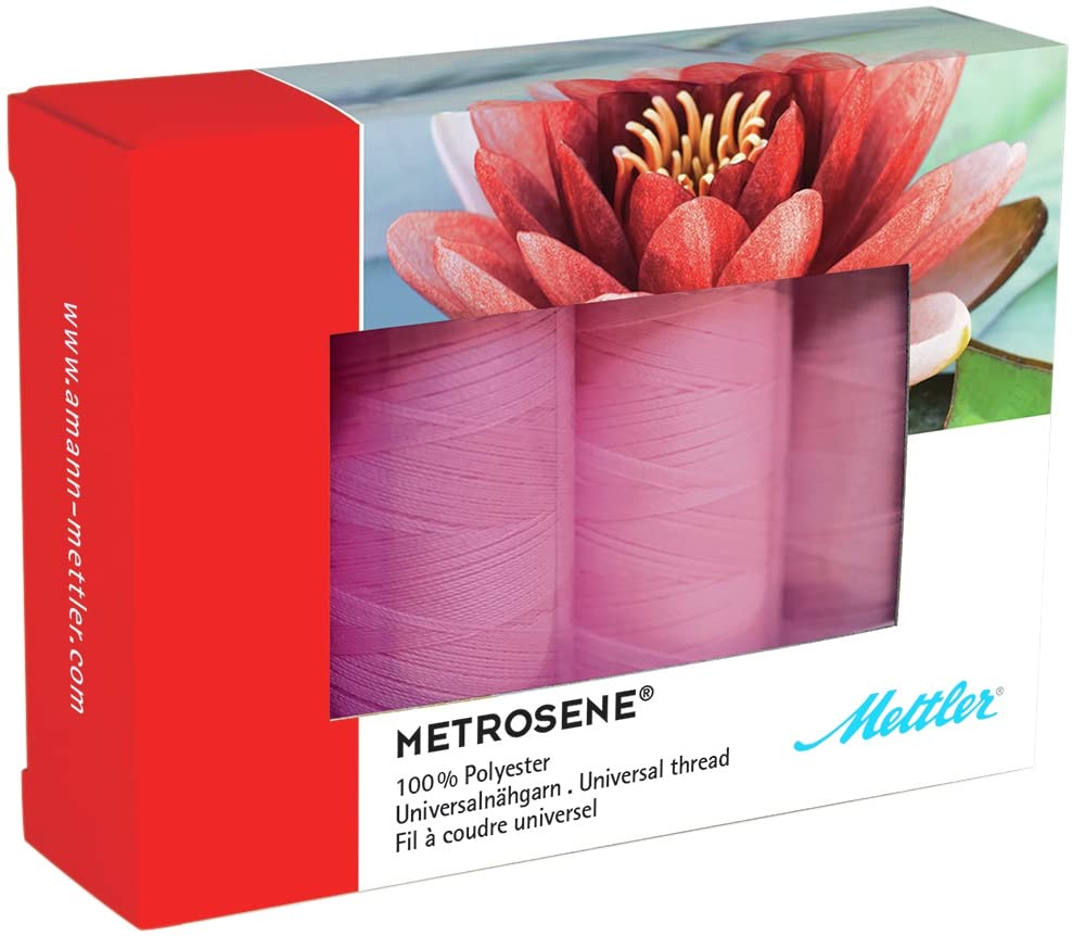 Mettler Metrosene Thread Set, Pinks miniatura 2