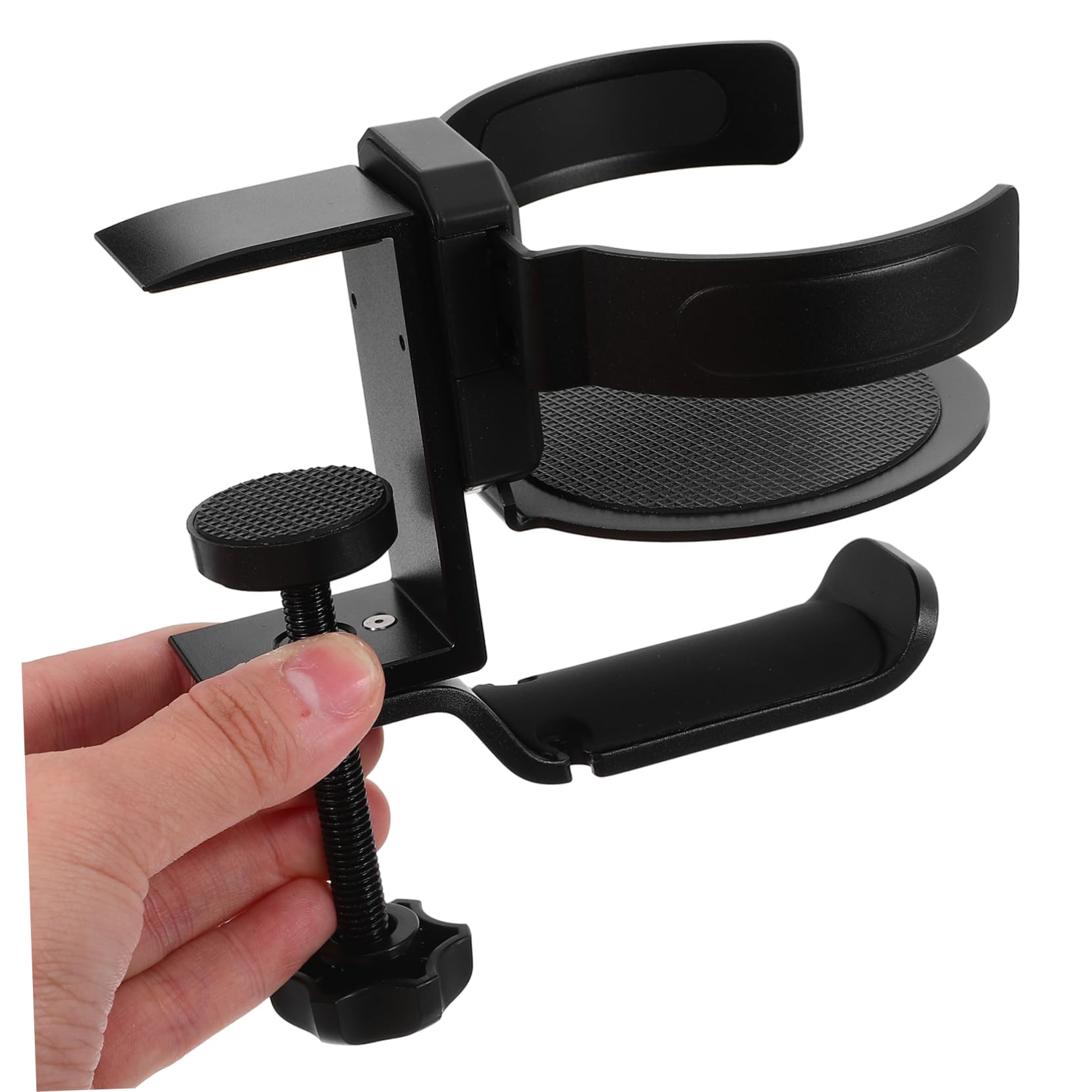 Amosfun Soporte De Auriculares Gaming Gancho para Abrazadera De Escritorio Ajustable para Fácil Instalación