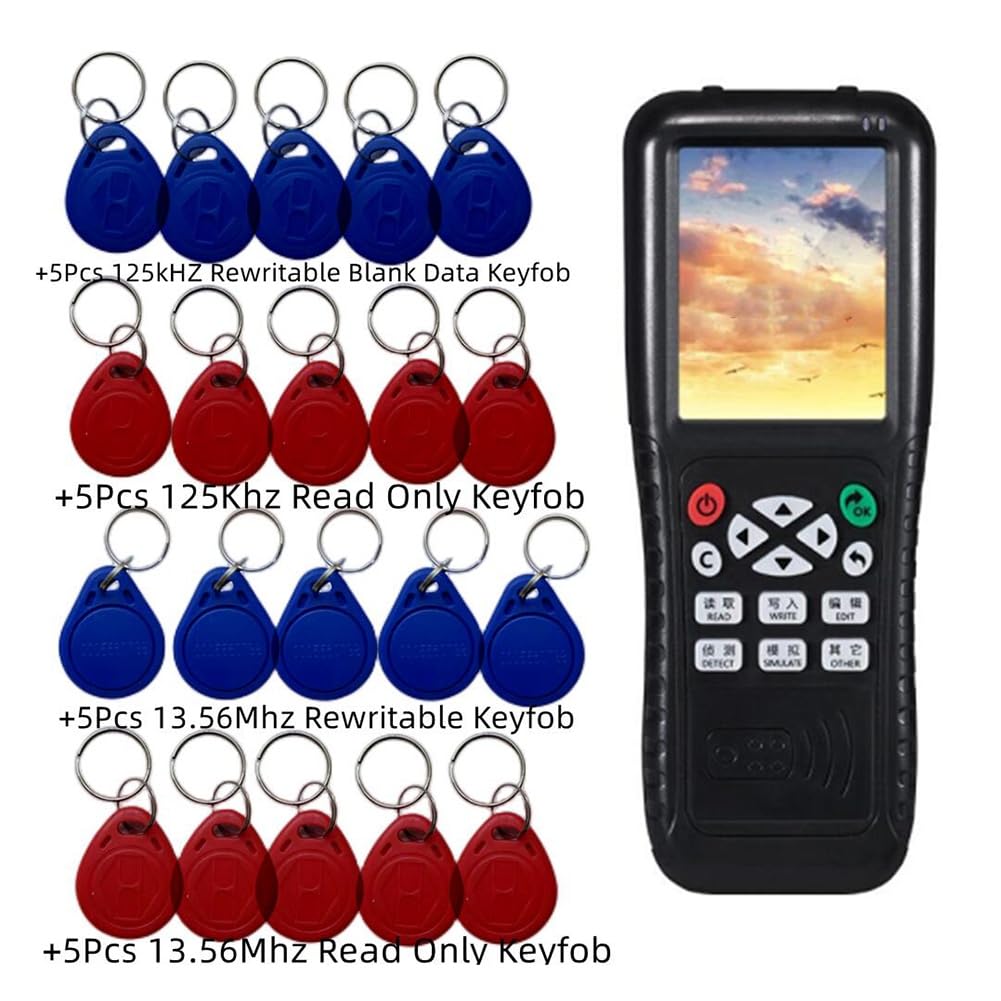 X100 Smart Replicator RFID Badge Clone Copieur 13.56Mhz Chiffrement DéCodage Lecteur 125Khz Carte Writer Programmeur