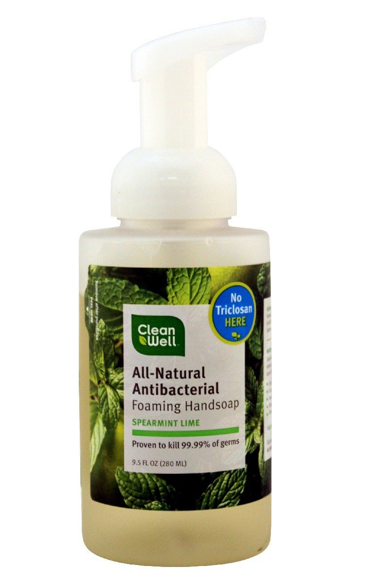 Hand Soap, Foaming AllNatural Antibacteria, Spearmint Lime, 9.5 oz This multipack