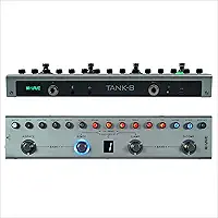 Cuvave cube baby efetor de baixo/bass,pedal de multiefeito M-VAVE Tank-B recarregável 36 predefinições 9 slots de pré-amplificador 8 slots de gabinete IR 3 efeitos de modulação/atraso/reverberação