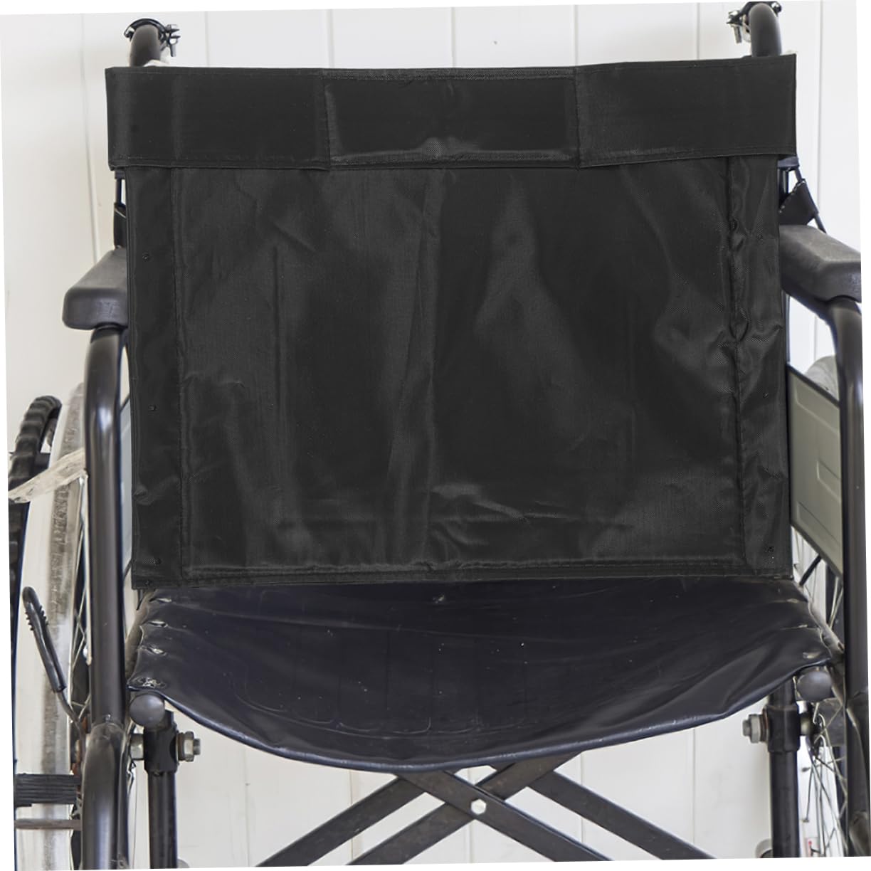 Didiseaon Cojín para Silla De Ruedas y Cojín para Respaldo De Silla De Ruedas 2 Piezas Tela Oxford Negra Transpirable y Resistente Respaldo Flexible Soporte Cómodo