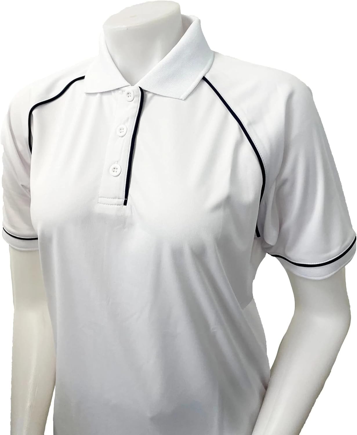 Smitty | VBS-402 | White Women's Premium Performance Mesh Volleyball Shirt | Professional Referee Officials Shirt