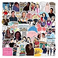 Gilmore Mädchen Aufkleber 50 Stück niedliche Funny TV Show Aufkleber für Wasserflaschen Skateboard Scrapbook Motorrad Laptop Auto Fahrrad Gepäck,Vinyl cooler Comedy Aufkleber für Teenager Erwachsene