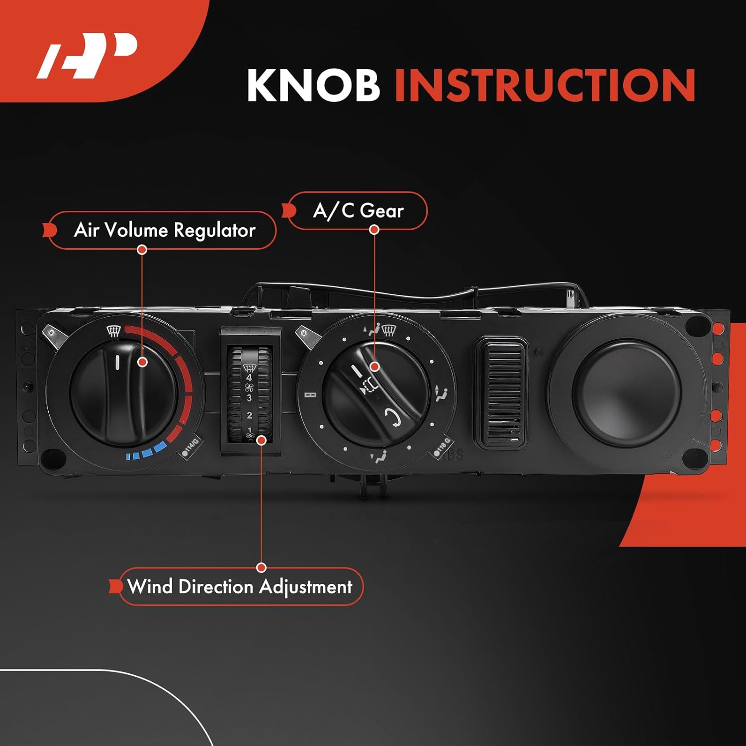 A-Premium Heater Climate Control Panel Module Compatible with Dodge & Freightliner Vehicles - 2003 2004 2005 2006, Sprinter 2500 3500