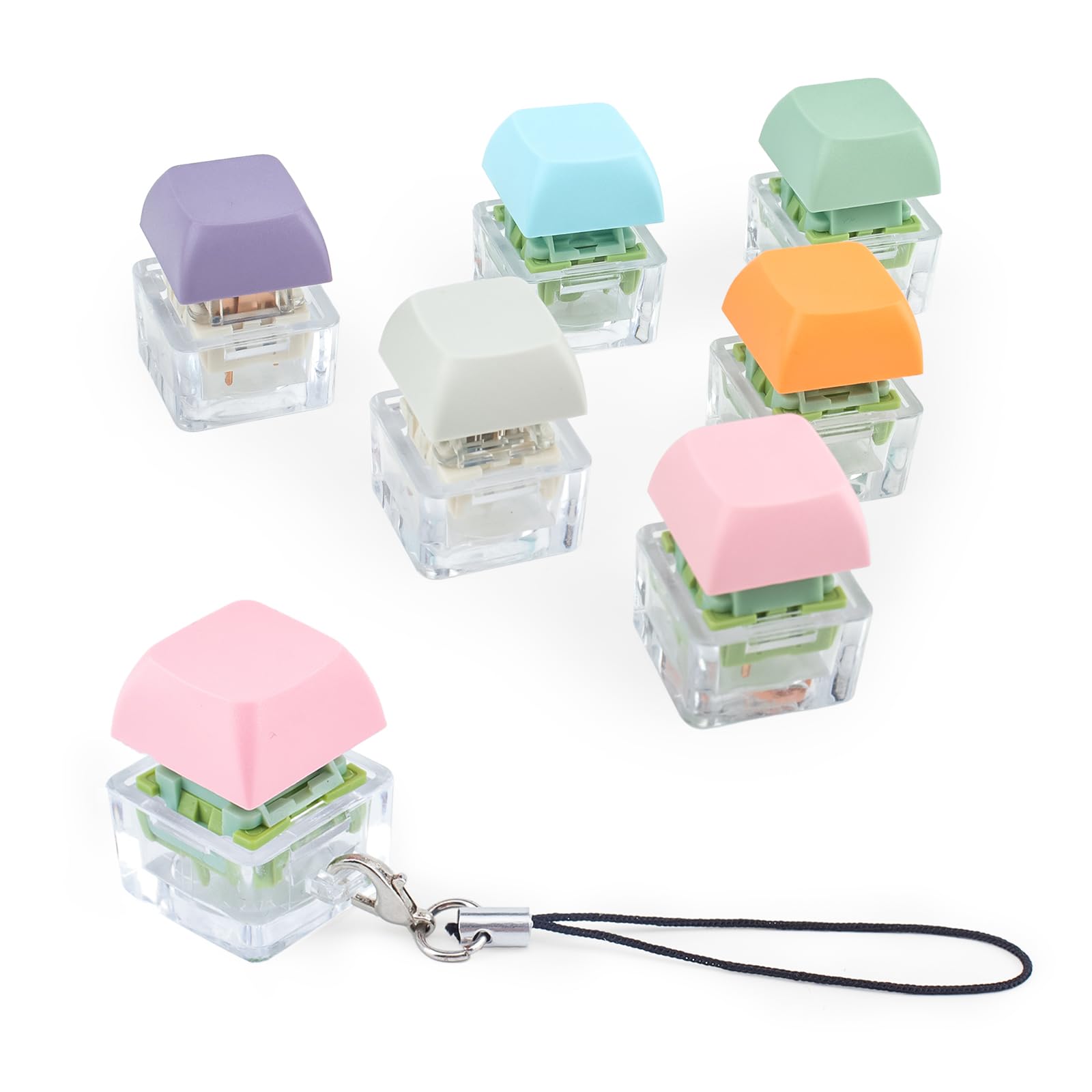 Frog Croaking Fidget Toy Keychain - Rechargeable, LED Lights, Fun Stress Relief For Adults & Kids, Sensory Anxiety Toy-965201