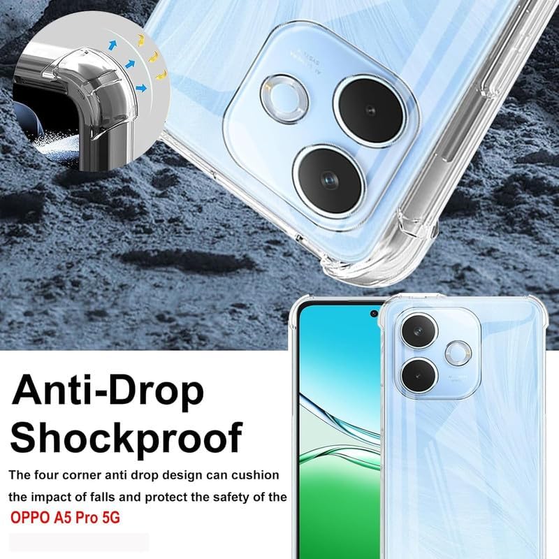 Image of Gorilion Silicone For [ Oppo A5 Pro 5G ] (Bumper Case) Back Cover Clear Thin Soft Case For [ Oppo A5 Pro 5G ] - Transparent