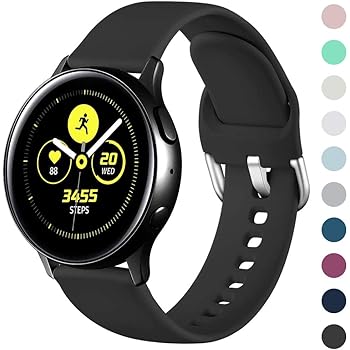 Galaxy Watch Active Strap Flexible Soft Silicone Amazon Co Uk Electronics
