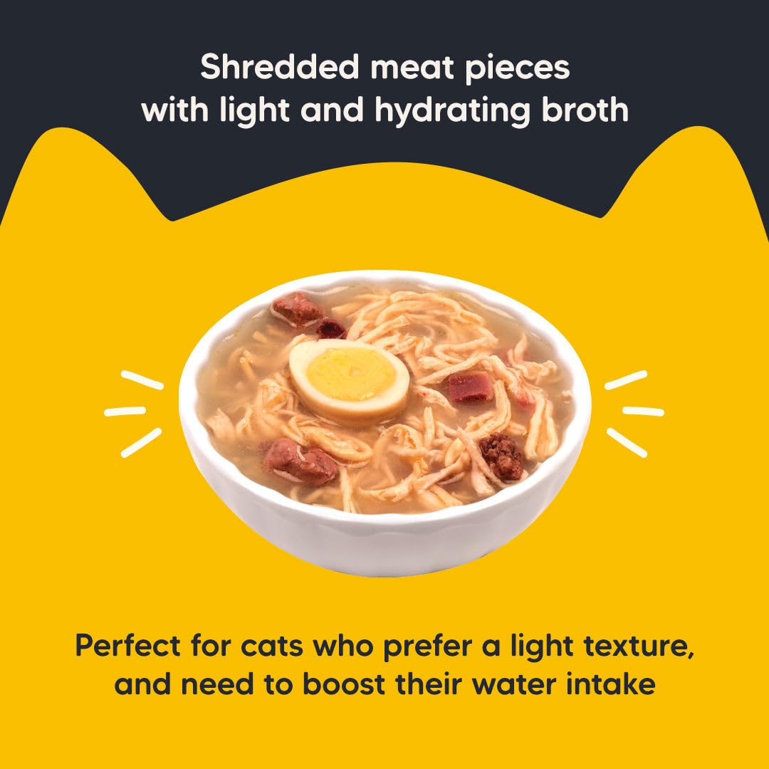 Meowsi by HUFT Chicken Breast with Quail Egg in Broth Wet Cat Food - 80 gm | Protein-Rich & Hydrating Meal for Persian & All Breeds | Ideal for Adult Cats 2