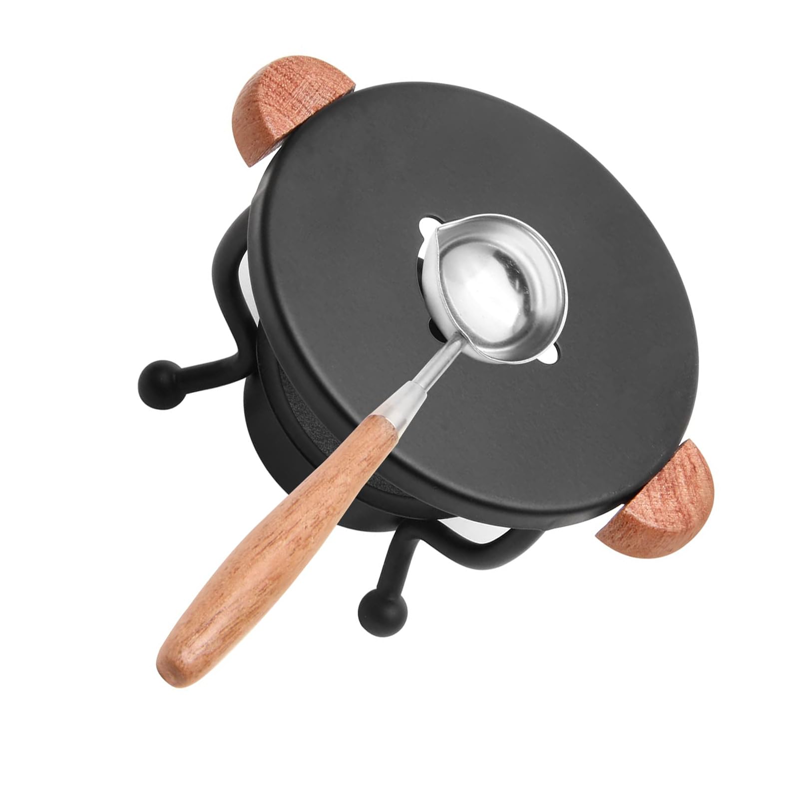 Alksubbm Waxed Seal Stamp Set Sealing with Spoon Warmer Furnaces for Wedding Invitations Card Furnaces