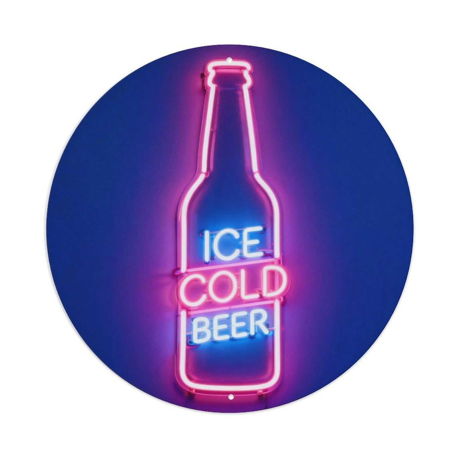Ice Cold Beer Metal Tin Sign Plaque