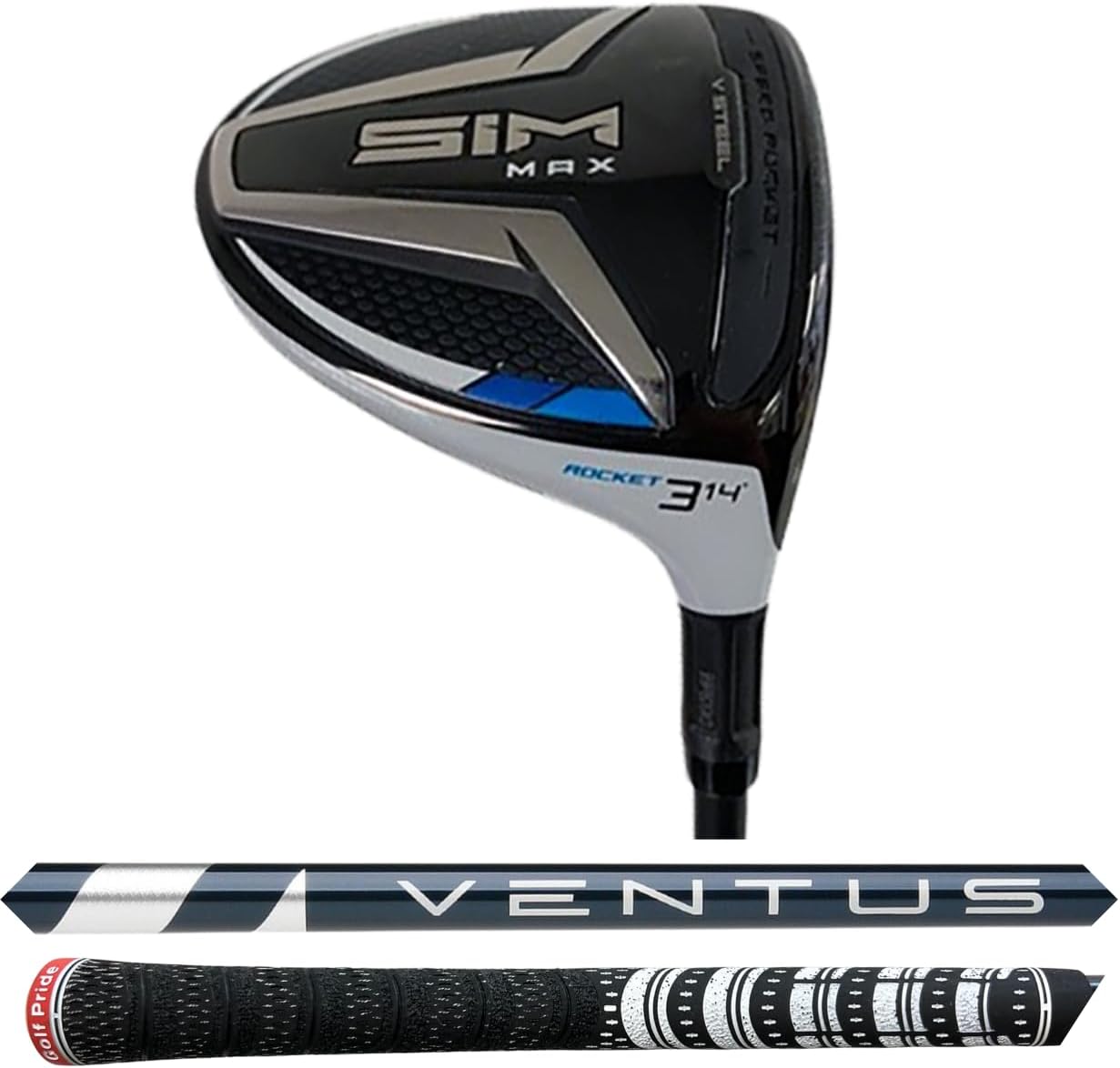 TaylorMade Sim Max #3-14* Rocket Fairway, Ventus Blue 7S Shaft