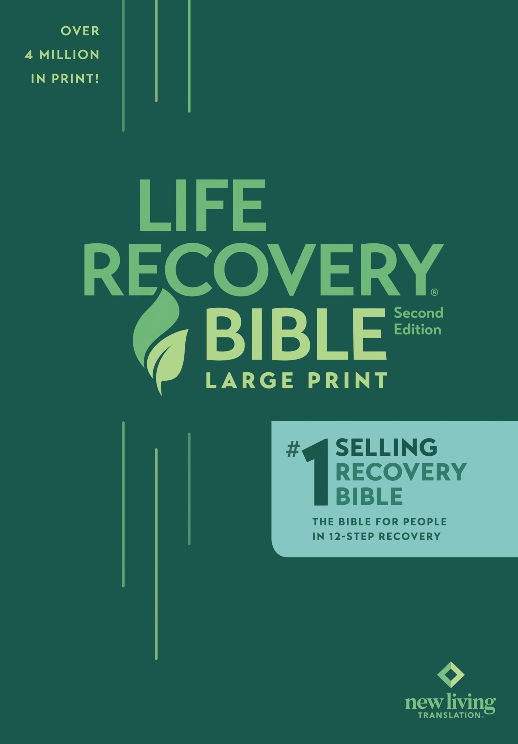 Life Recovery Bible NLT, Large Print by  Tyndale - 9781496427571