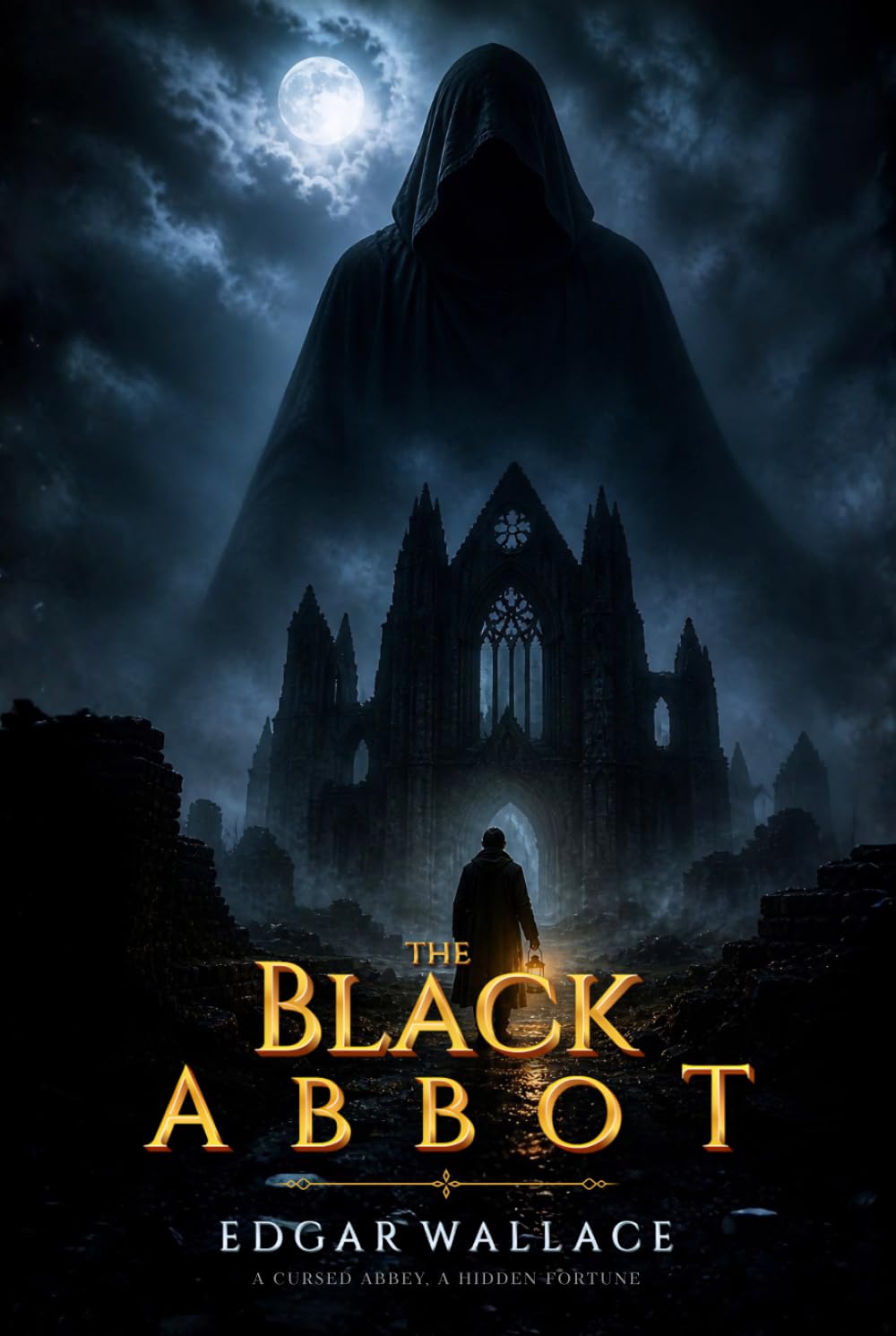 The Black Abbot (Illustrated Edition) : A Classic British Mystery Thriller of Secrets, Murder, and Hidden Treasure: Illustrated & Annotated Edition
