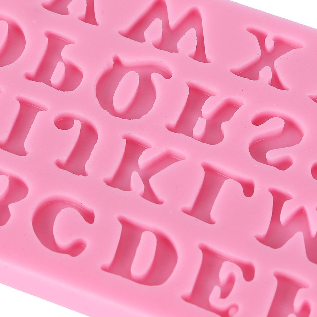 3-teiliges Silikonformen-Set Mit Herz-Buchstaben & Zahlen – Für Fondant, Schokolade & Harz