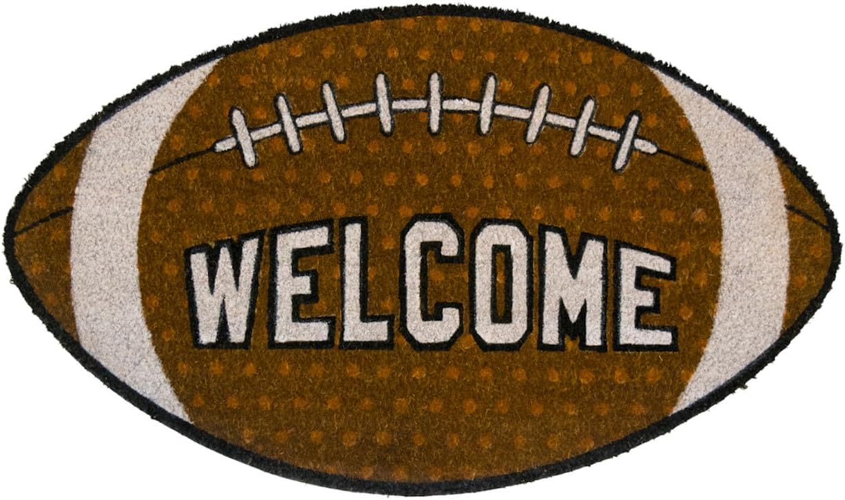 Briarwood Lane Leaf Pattern Coir Doormat 18 x 30