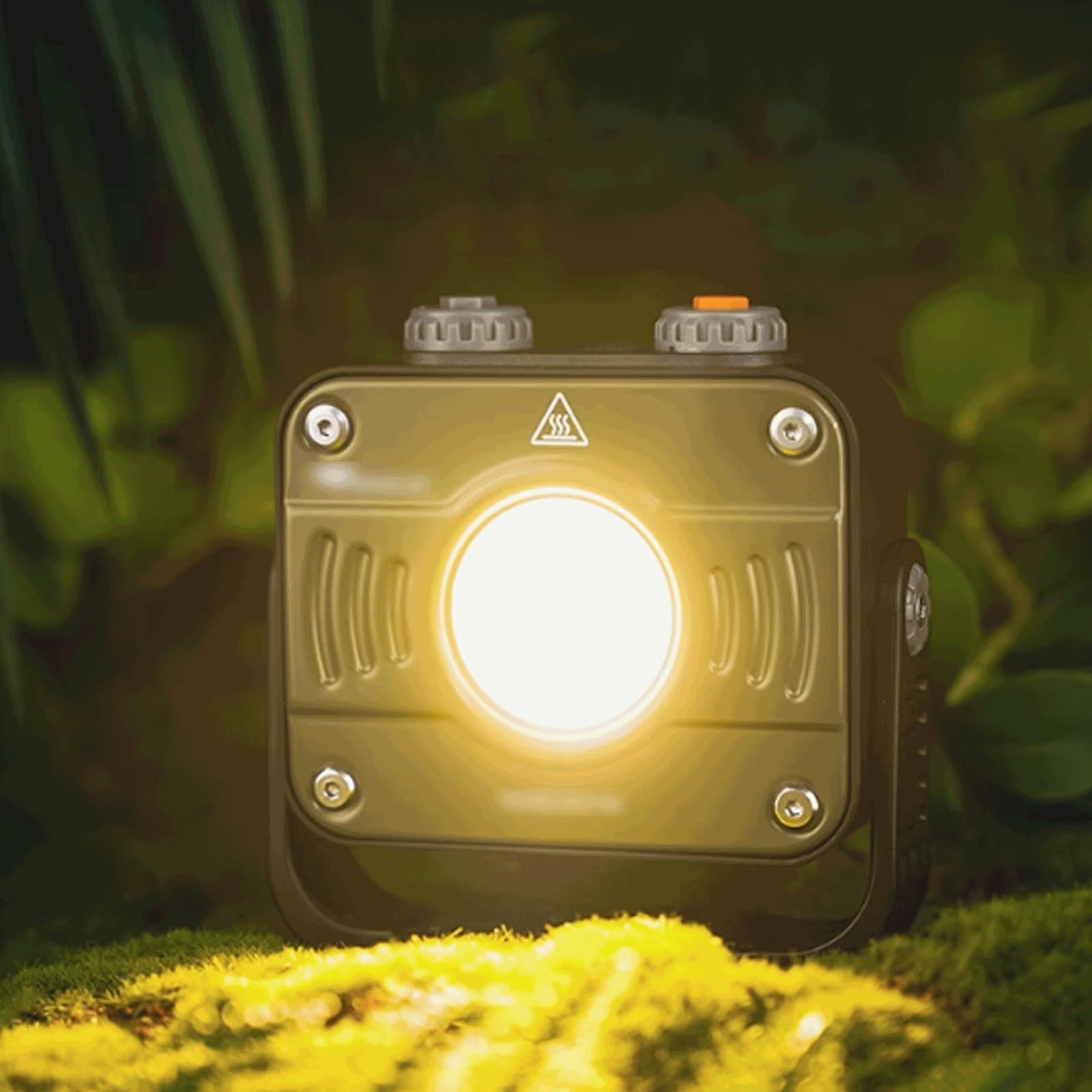 Lampa rechargeable camping Magnetyczna latarnia kempingowa typu C z możliwością ładowania, regulowana jasność, wielokolorowa