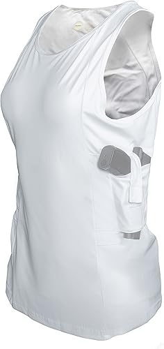 Miniatura 2 de Graystone Holster - Camiseta sin mangas oculta para mujer, ropa táctica de compresión CCW