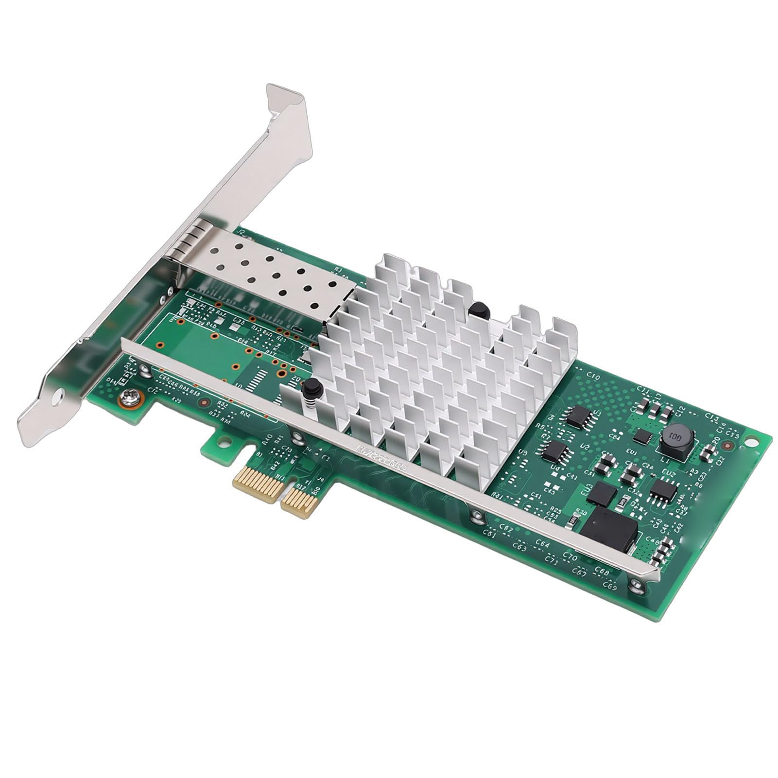 Fabater Adattatore Ethernet PCI E da 10 GB Scheda di Rete in Fibra Durevole per Server E Data Center