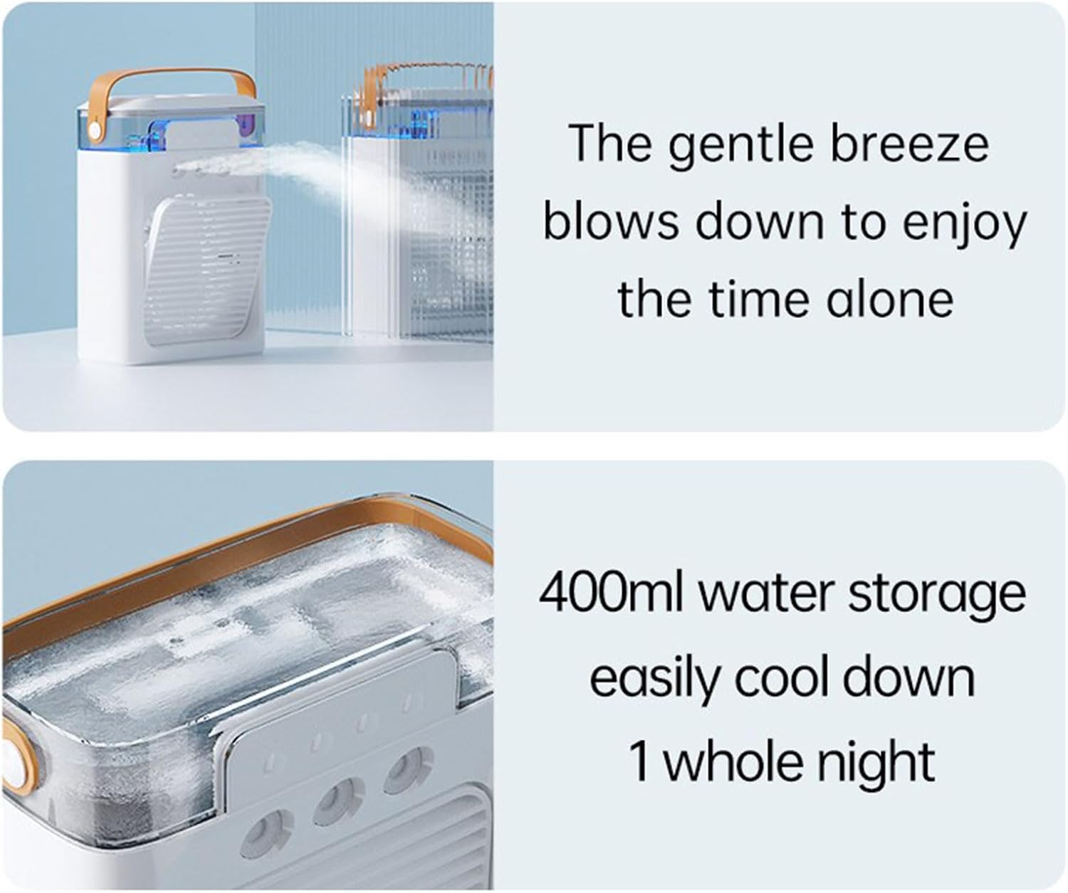 Desktop Electric Fan Convenient Desk Fan Cooling Solution Office Fan ABS Texture Table Fan For Bedroom And Dedside Use Cooling Fan, White