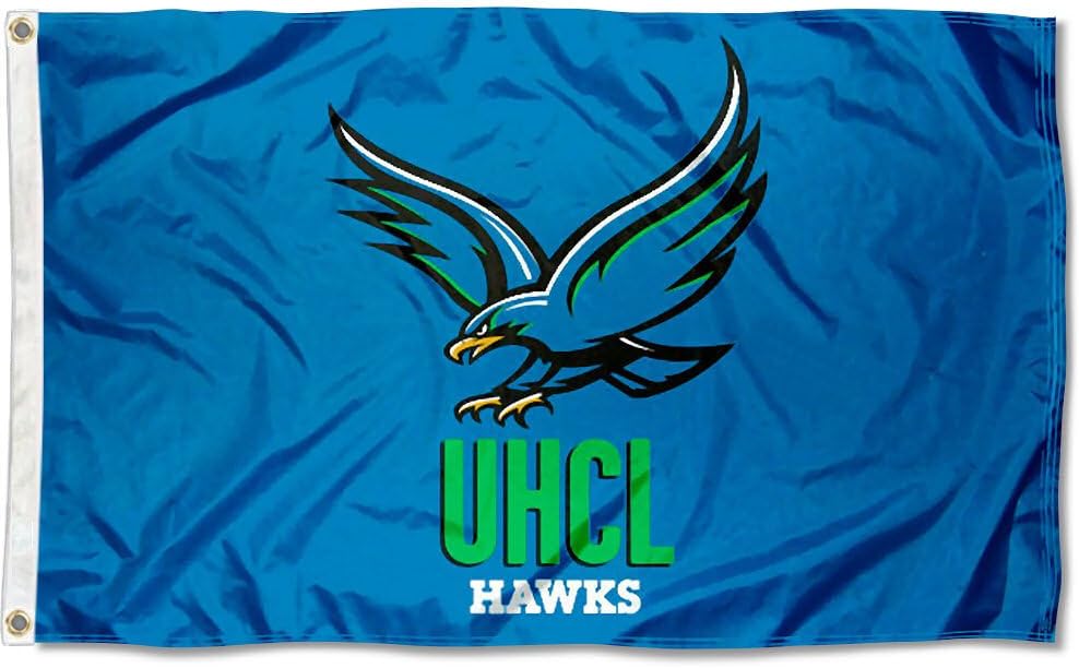 Houston Clear Lake Hawks Flag