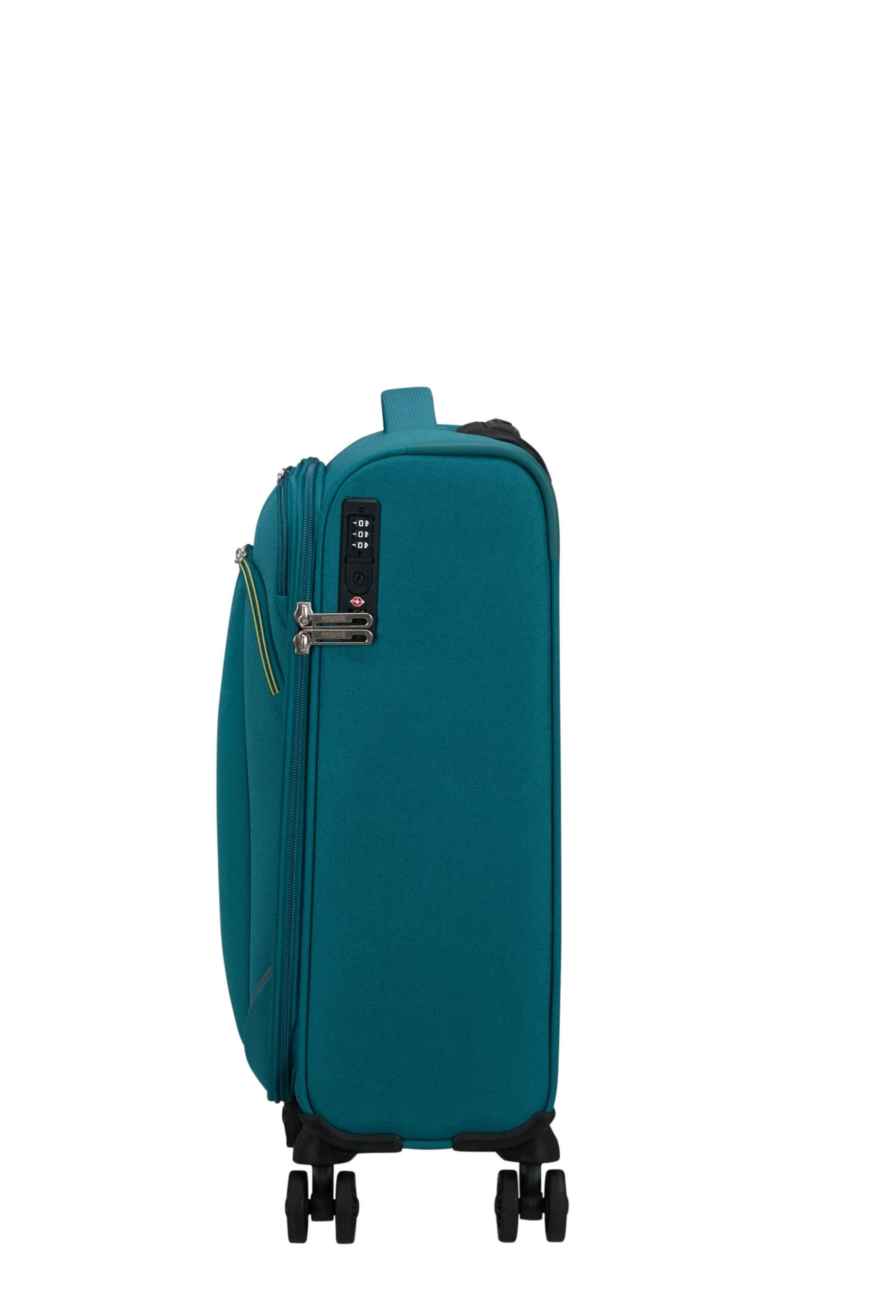 American Tourister Poproll - Set di 3 valigie morbide (Bagaglio a mano, Media, Grande), Leggero - Verde (Teal)