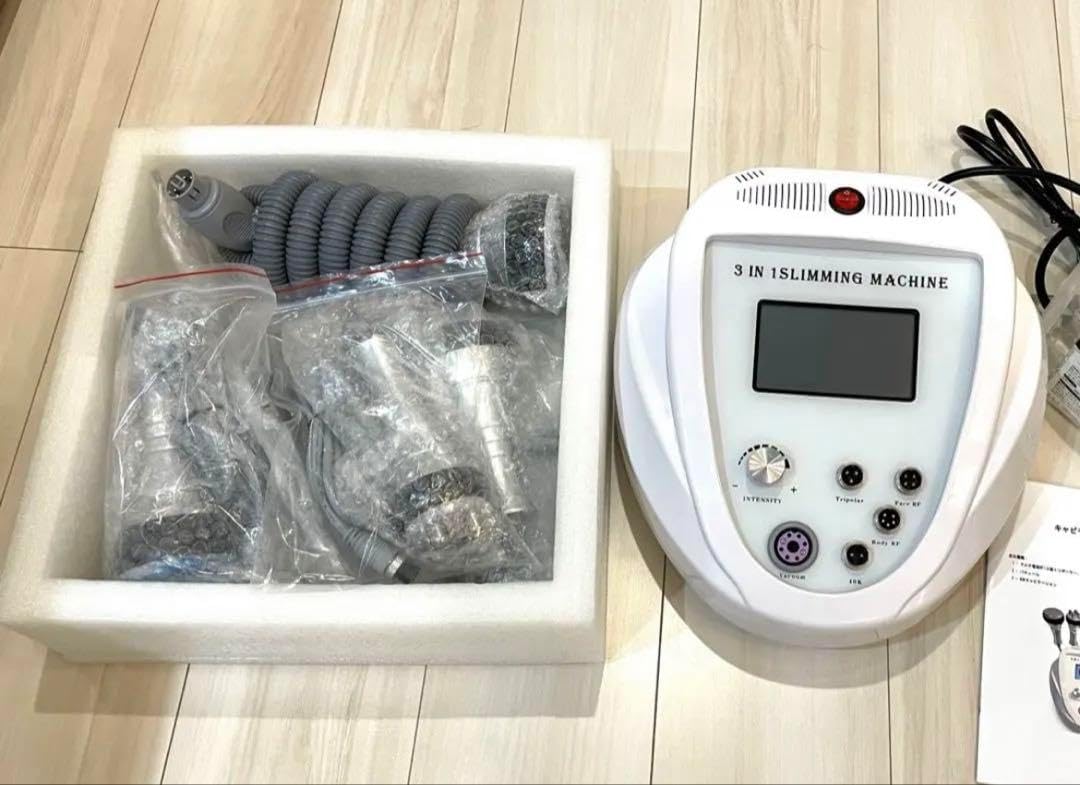 【新品未使用】業務用40khzキャビテーション&ラジオ波 顔&身体用 正規品 未使用 業務用40khzキャビテーション&ラジオ波 顔&身体用 正規品