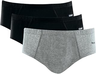Kit 3 Cueca Slip Mash Algodão Masculina Infantil Azul petróleo G