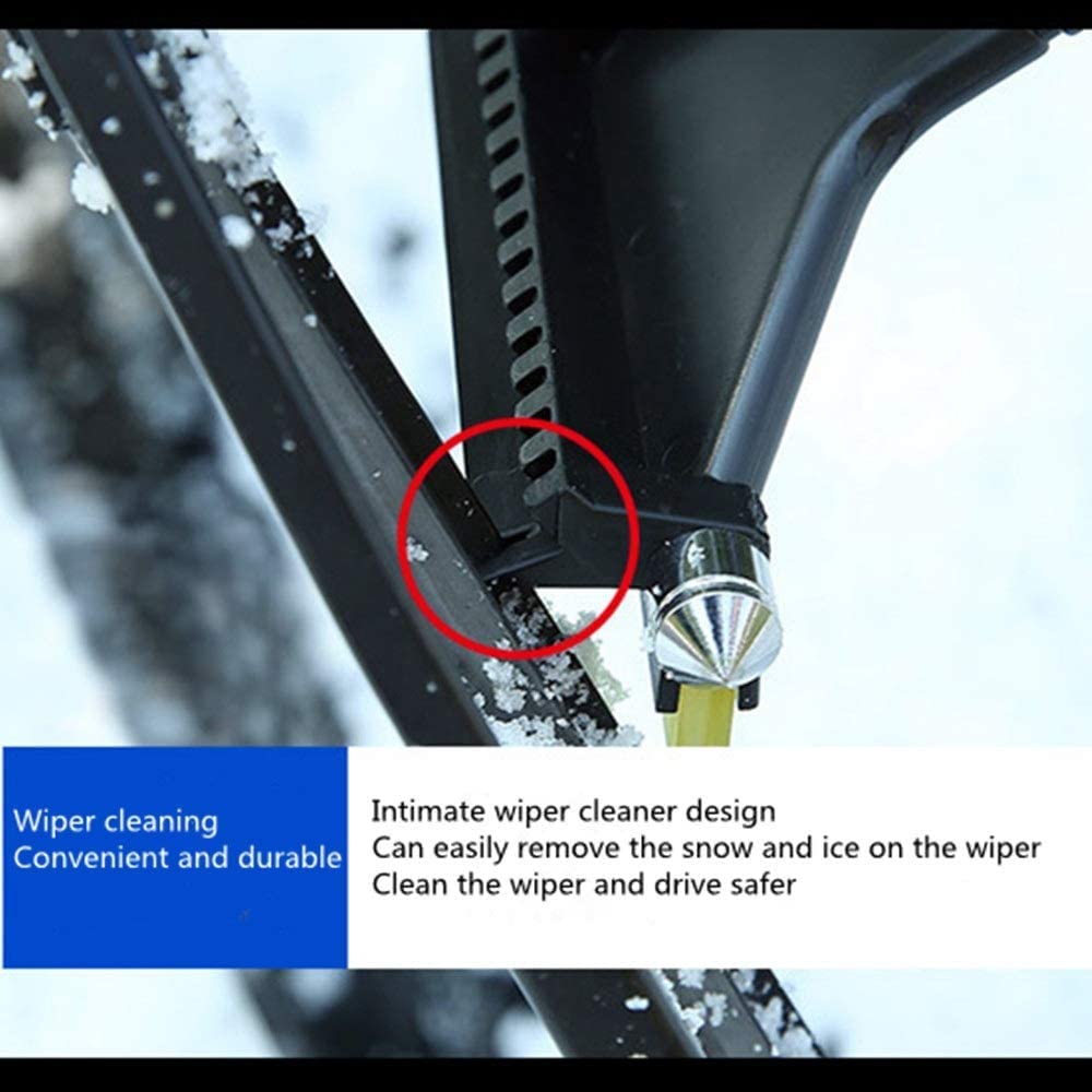 XMING Cepillo de Nieve Aleación de Aluminio Telescópico Cepillo de Nieve Pala de Hielo Remoción de Nieve Remoción de Nieve Desfronte Invierno Snow Showel Auto Suministros Cepillo de Nieve