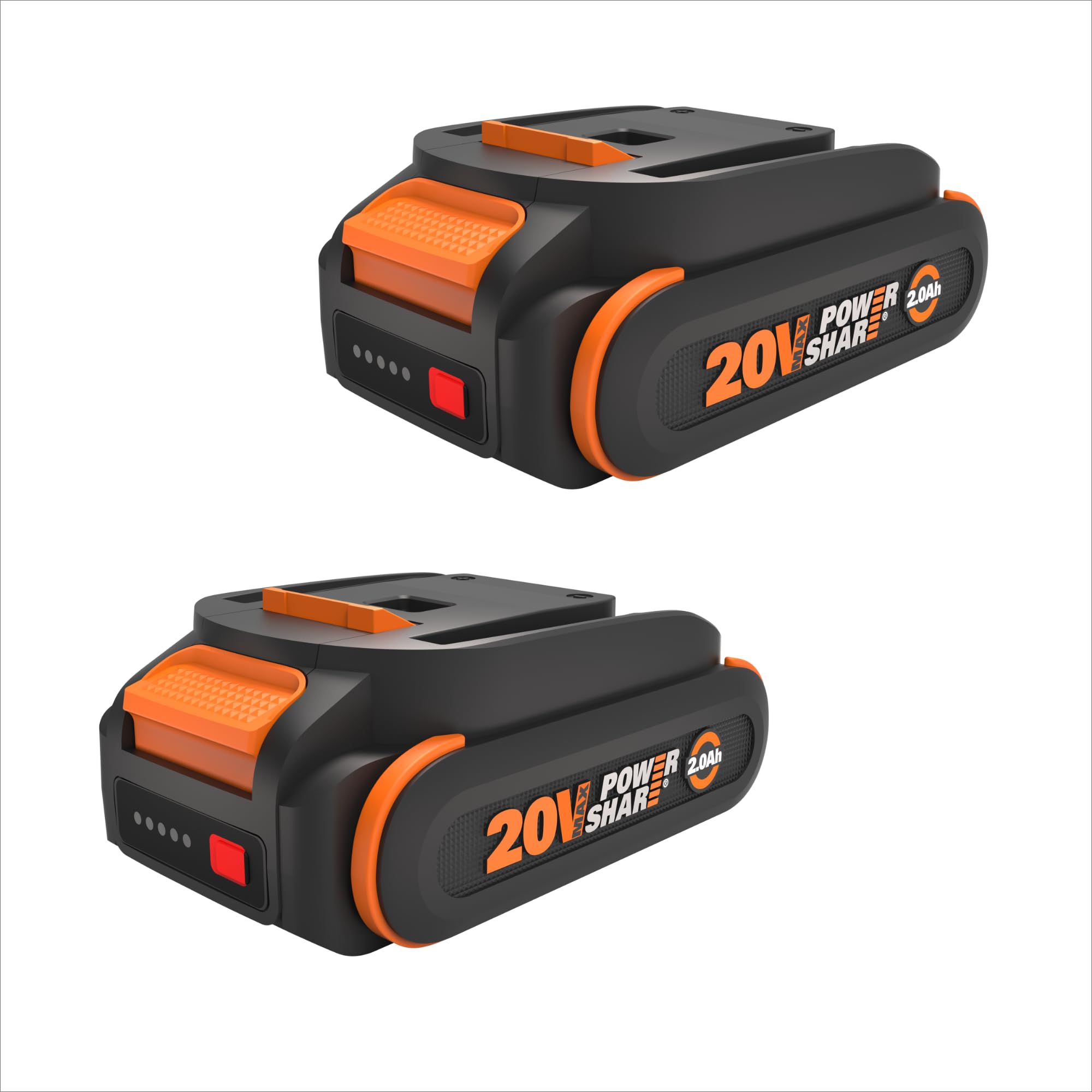 Amazon.com: WORX 20V 2.0Ah PowerShare Battery (2 pcs) - Compatible