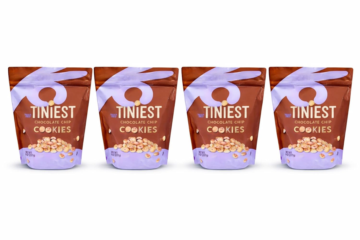 Trader Joe's Tiniest Chocolate Chip Cookies (pack of 4)