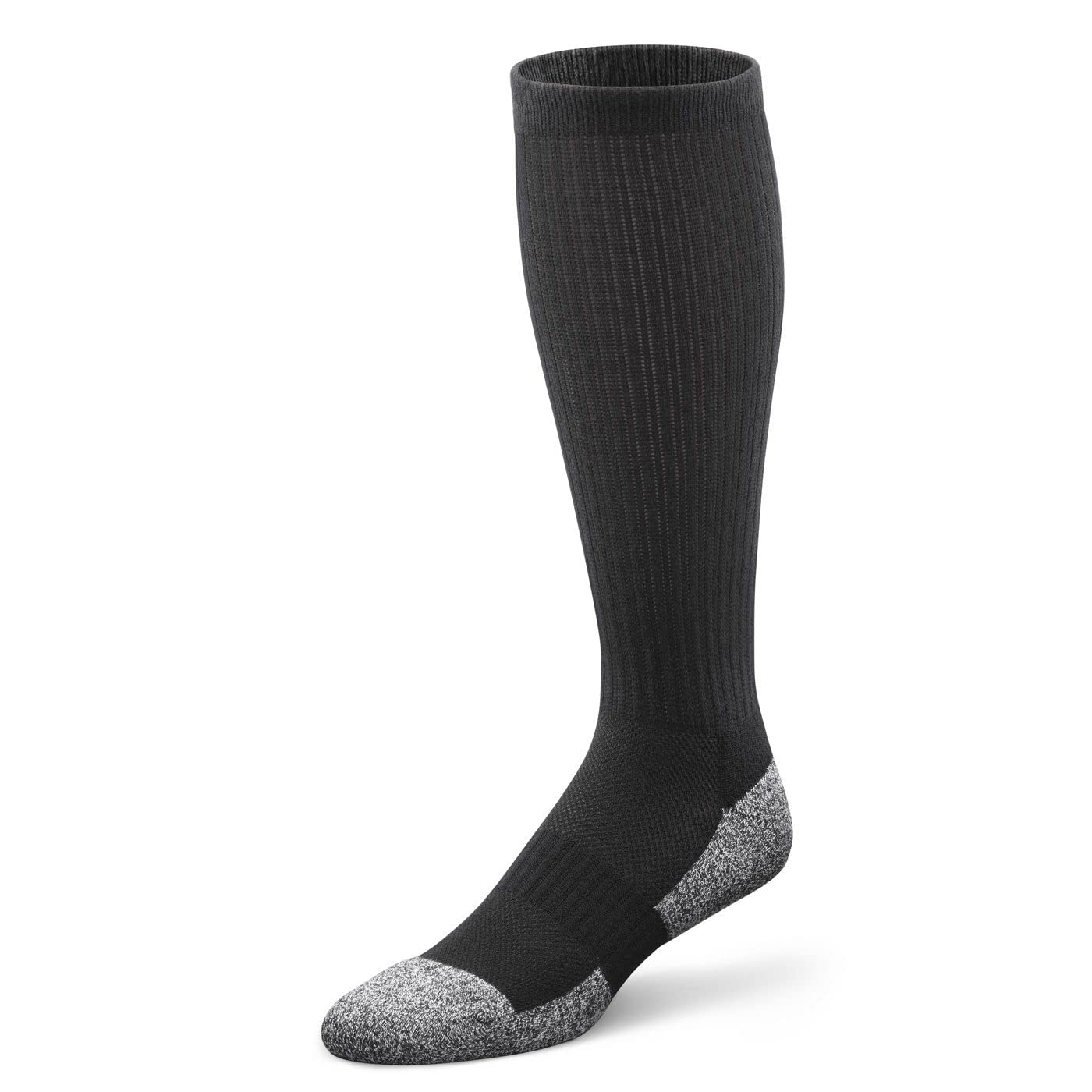 Dr. ComfortOver-the-Calf Unisex Diabetic Socks, X-Large, Black